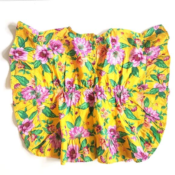 Janie and Jack Floral Ruffle Swim Cover-Up & Flutter Sleeve Swimsuit Size 2T - Picture 6 of 12